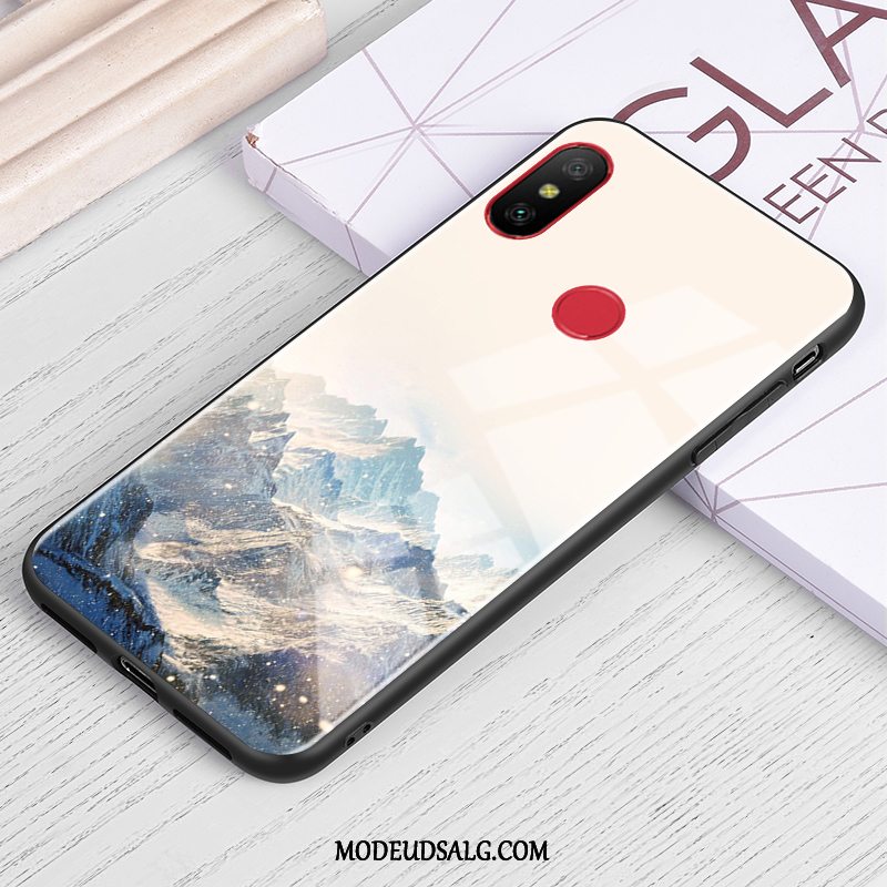 Xiaomi Mi A2 Lite Etui Tilpas Trend Simple Glas Cover