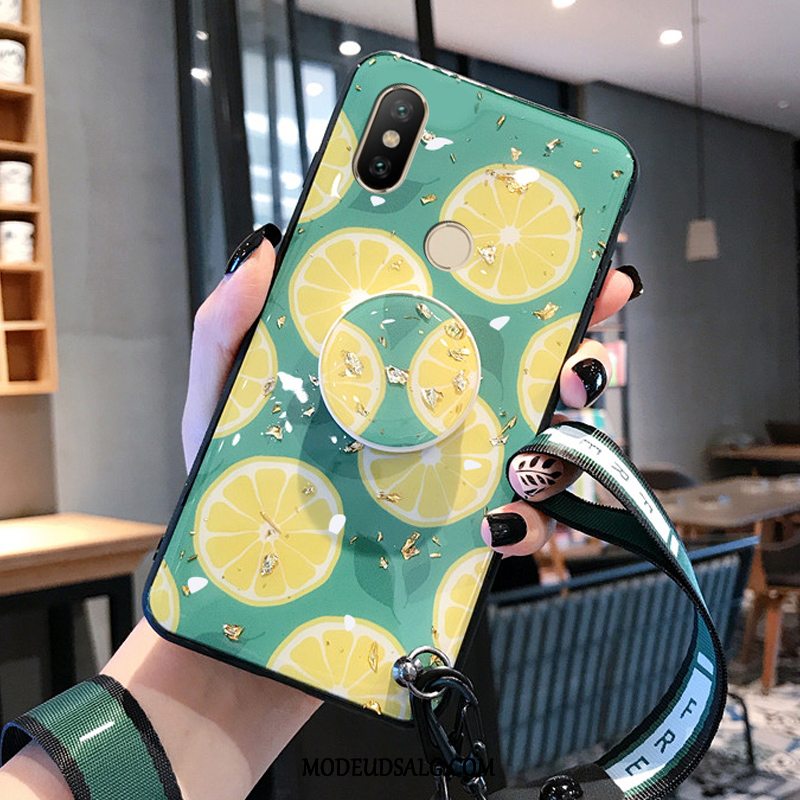 Xiaomi Mi A2 Lite Etui Ungdom Ny Anti-fald Hængende Ornamenter Grøn