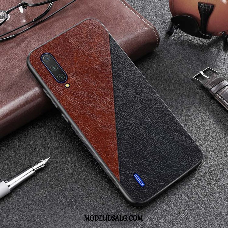 Xiaomi Mi A3 Etui / Cover Alt Inklusive Lille Sektion Rød Læder Beskyttelse