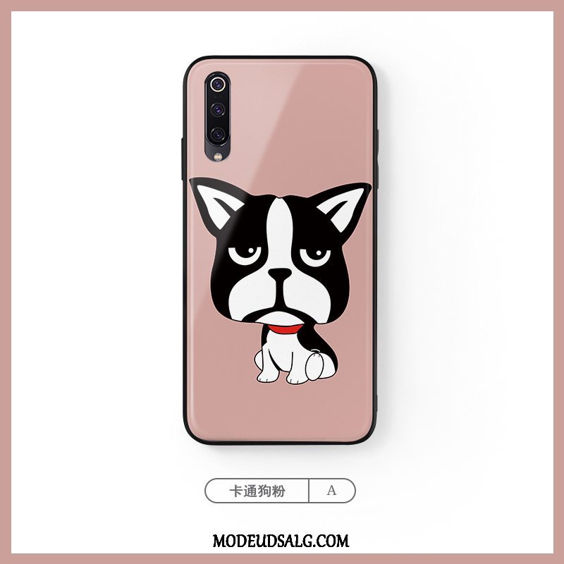 Xiaomi Mi A3 Etui / Cover Kreativ Hund Blå Cartoon Glas