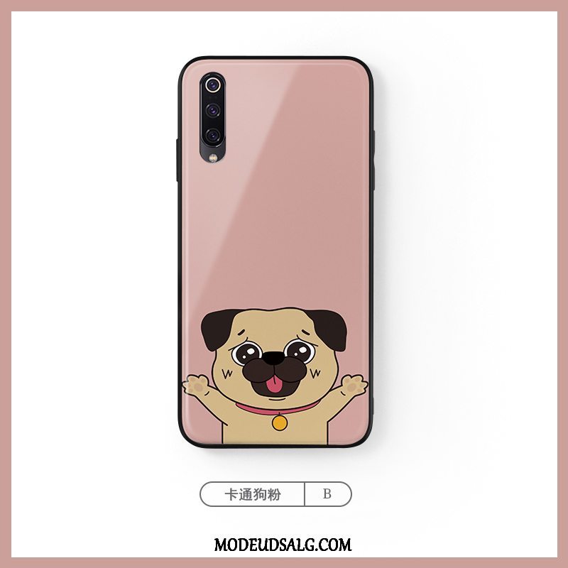 Xiaomi Mi A3 Etui / Cover Kreativ Hund Blå Cartoon Glas