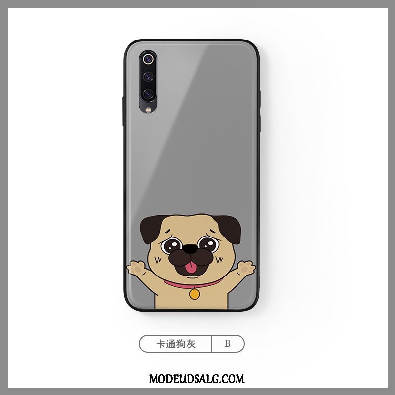 Xiaomi Mi A3 Etui / Cover Kreativ Hund Blå Cartoon Glas