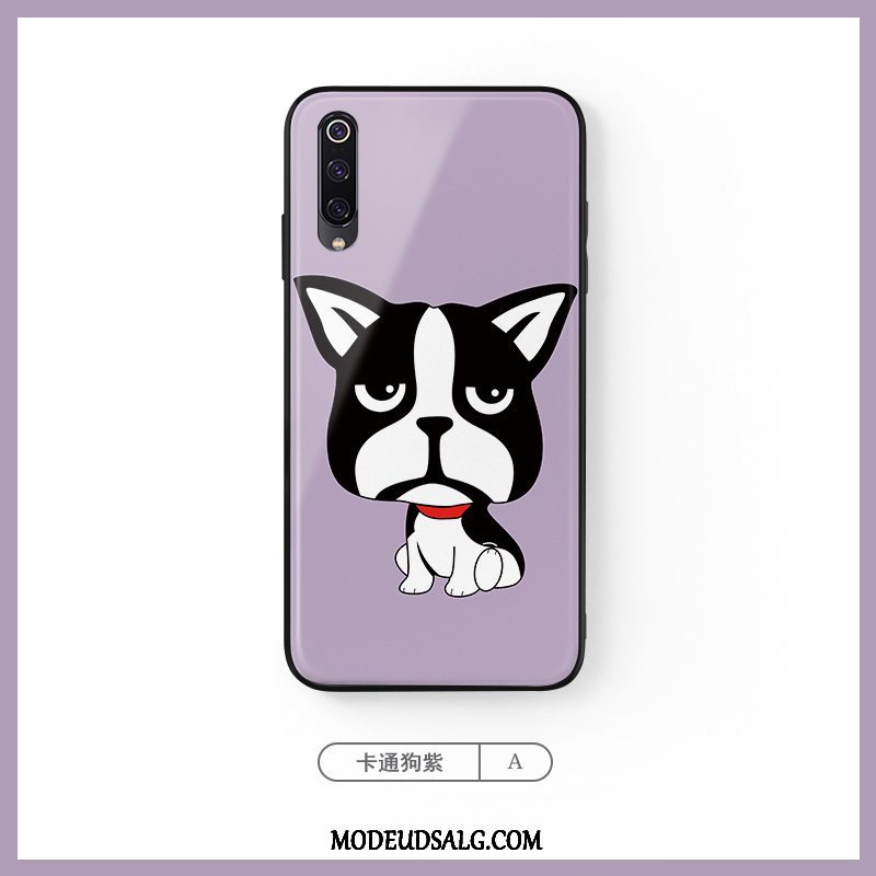 Xiaomi Mi A3 Etui / Cover Kreativ Hund Blå Cartoon Glas