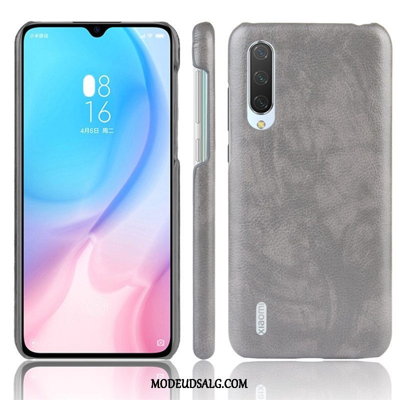 Xiaomi Mi A3 Etui / Cover Tasker Af Personlighed Lille Sektion Grå Læder