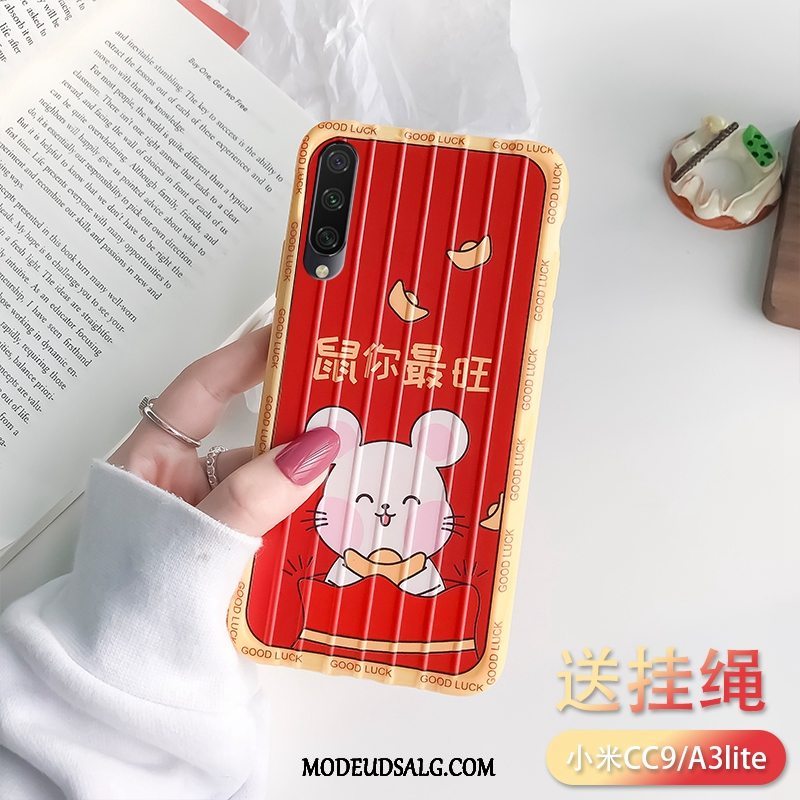 Xiaomi Mi A3 Etui Elskeren Alt Inklusive Hængende Ornamenter Cover Rotte