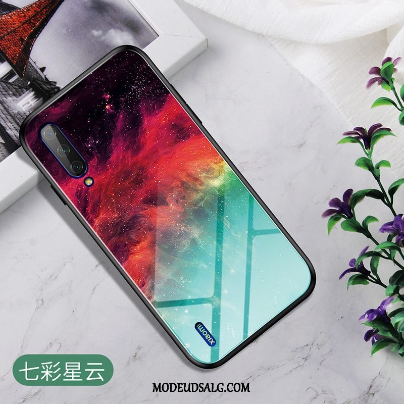 Xiaomi Mi A3 Etui Hård Rød Lille Sektion Glas Mode