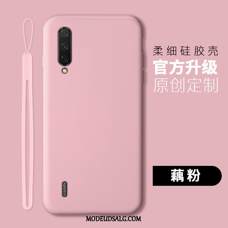 Xiaomi Mi A3 Etui Lyserød Pu Let Tynd Beskyttelse Lille Sektion