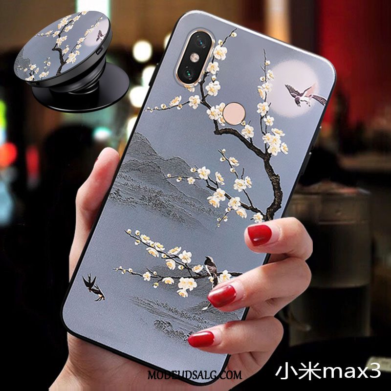 Xiaomi Mi Max 3 Etui / Cover Alt Inklusive Blå Trend Trendy Silikone