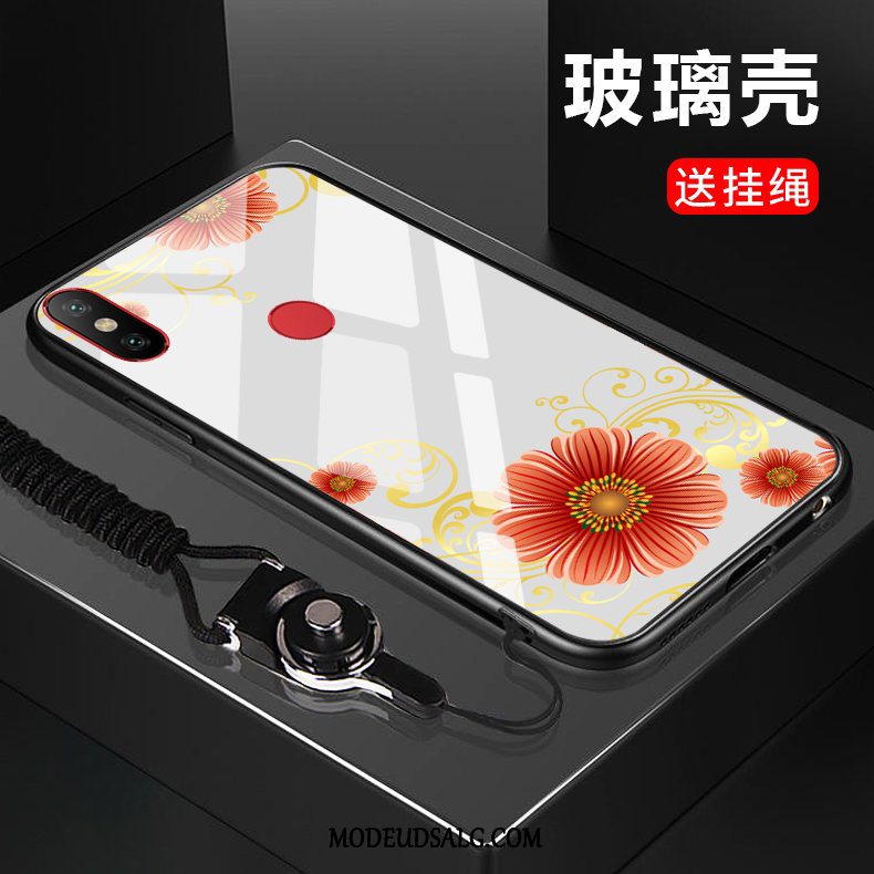 Xiaomi Mi Max 3 Etui / Cover Beskyttelse Lille Sektion Sort Glas