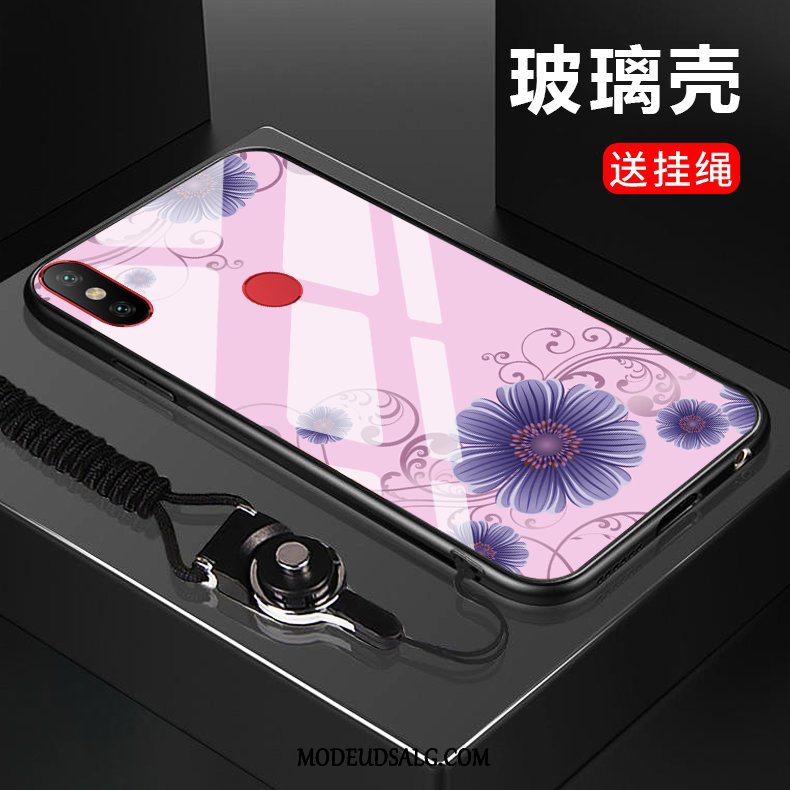 Xiaomi Mi Max 3 Etui / Cover Beskyttelse Lille Sektion Sort Glas