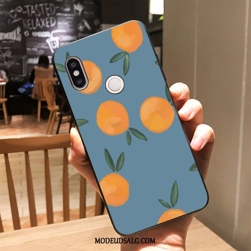 Xiaomi Mi Max 3 Etui / Cover Blå Silikone Trendy Beskyttelse Lille Sektion