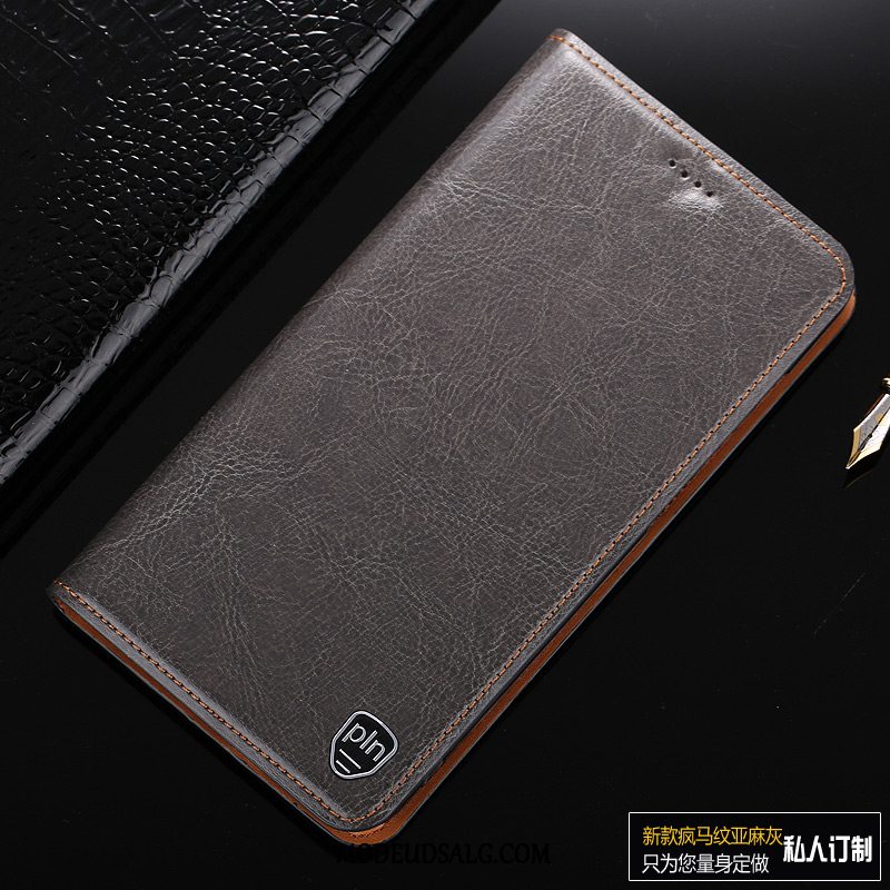 Xiaomi Mi Max 3 Etui Cover Lille Sektion Anti-fald Brun Folio