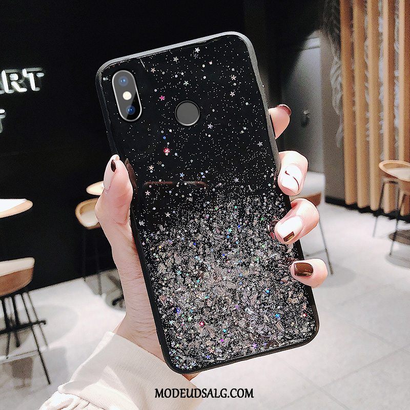 Xiaomi Mi Max 3 Etui / Cover Lyse Strass Pulver Stjerne Lille Sektion