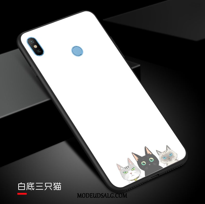 Xiaomi Mi Max 3 Etui / Cover Morsom Smuk Hærdet Glas Lille Sektion Elskeren