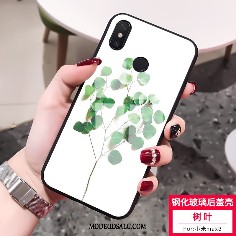 Xiaomi Mi Max 3 Etui Elskeren Kreativ Lille Sektion Beskyttelse Hvid