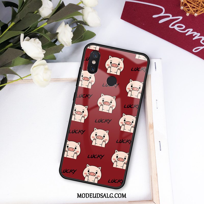 Xiaomi Mi Max 3 Etui Heldig Anti-fald Cartoon Silikone Blød