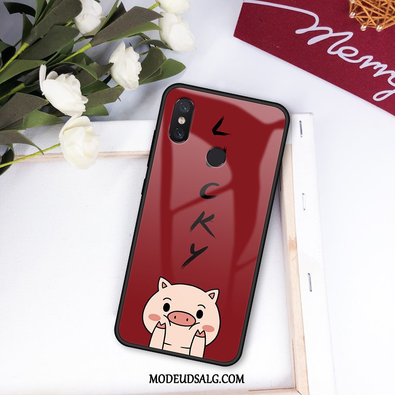 Xiaomi Mi Max 3 Etui Heldig Anti-fald Cartoon Silikone Blød