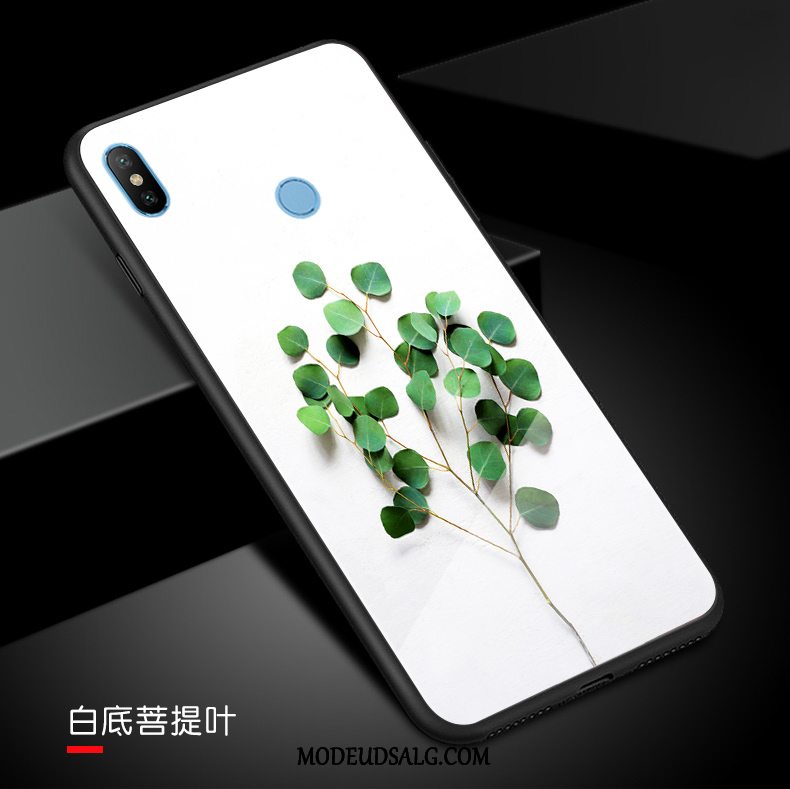 Xiaomi Mi Max 3 Etui Hvid Blomster Simple Farve Tree