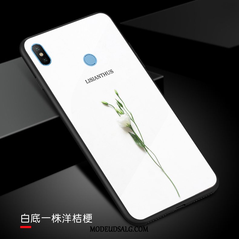 Xiaomi Mi Max 3 Etui Hvid Blomster Simple Farve Tree