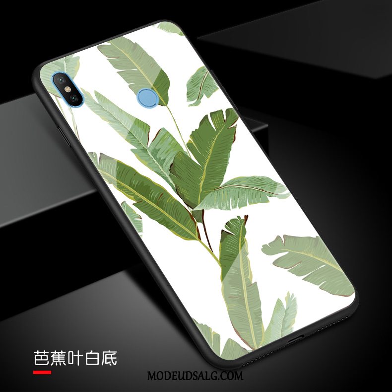 Xiaomi Mi Max 3 Etui Hvid Blomster Simple Farve Tree