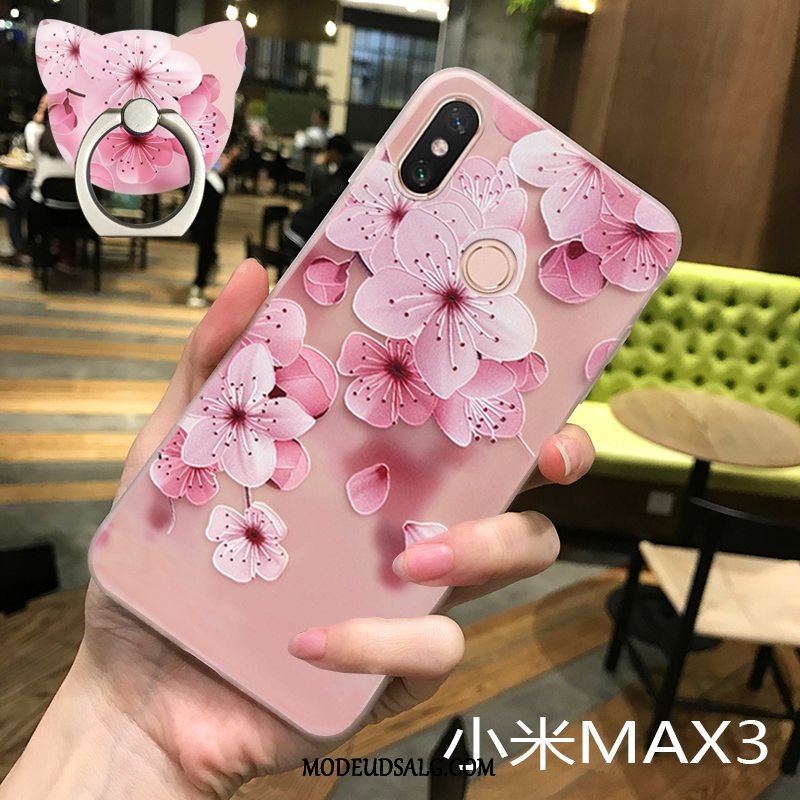 Xiaomi Mi Max 3 Etui Kreativ Rød Tynd Anti-fald Af Personlighed