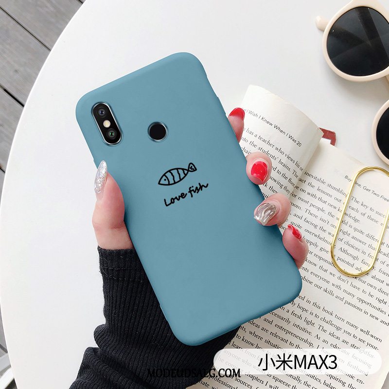 Xiaomi Mi Max 3 Etui Lille Sektion Smuk Kreativ Kat Grøn