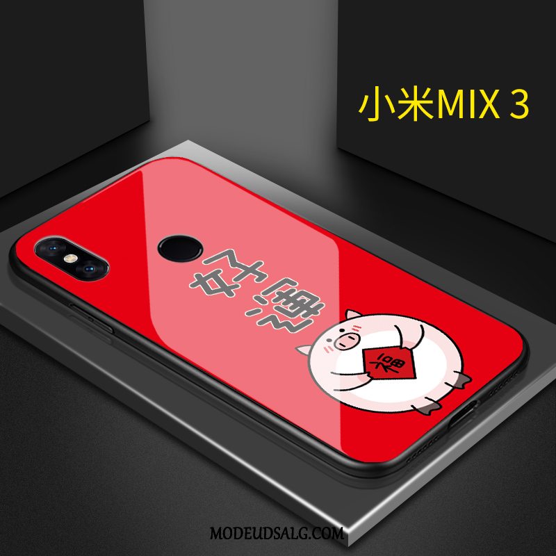 Xiaomi Mi Max 3 Etui Ny Glas Trendy Cover Silikone