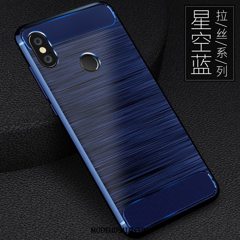 Xiaomi Mi Mix 2s Etui / Cover Anti-fald Bagdæksel Lille Sektion Sort Blød