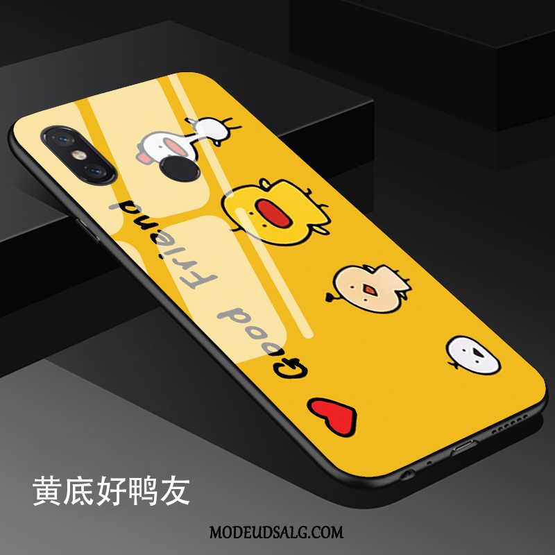 Xiaomi Mi Mix 2s Etui Glas Lille Sektion Cartoon And Kylling