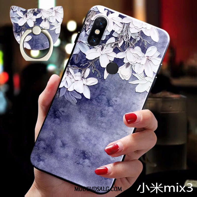 Xiaomi Mi Mix 3 Etui Af Personlighed Trendy Tynd Beskyttelse Nubuck