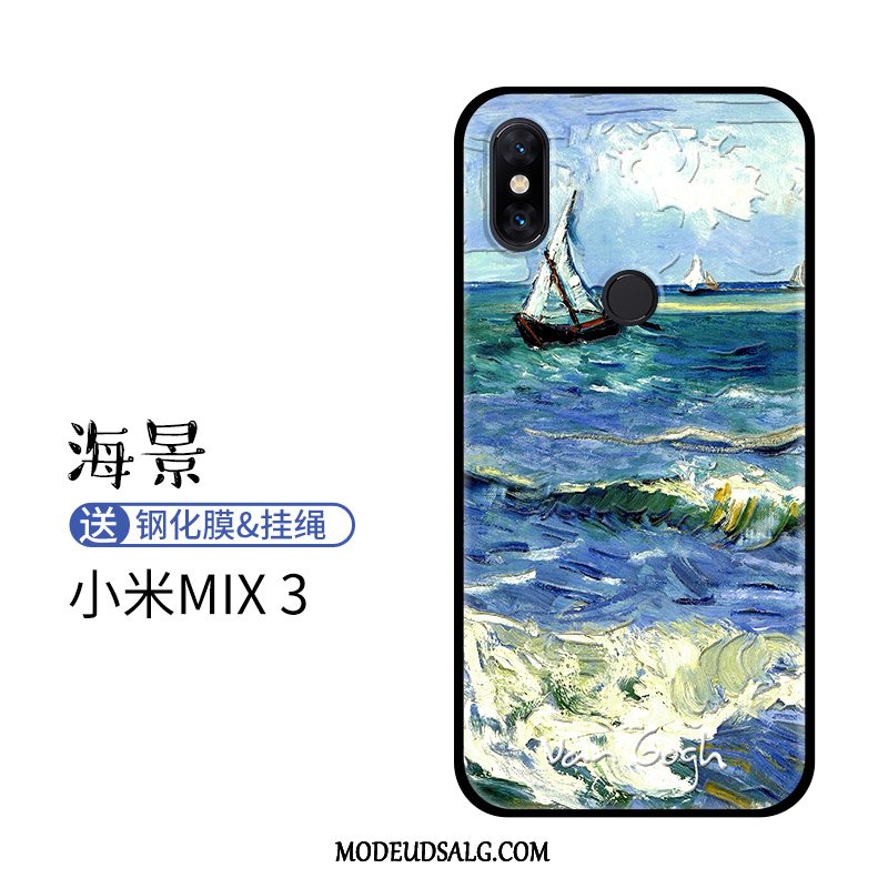 Xiaomi Mi Mix 3 Etui / Cover Kunst Lille Sektion Alt Inklusive Oliemaleri Høj