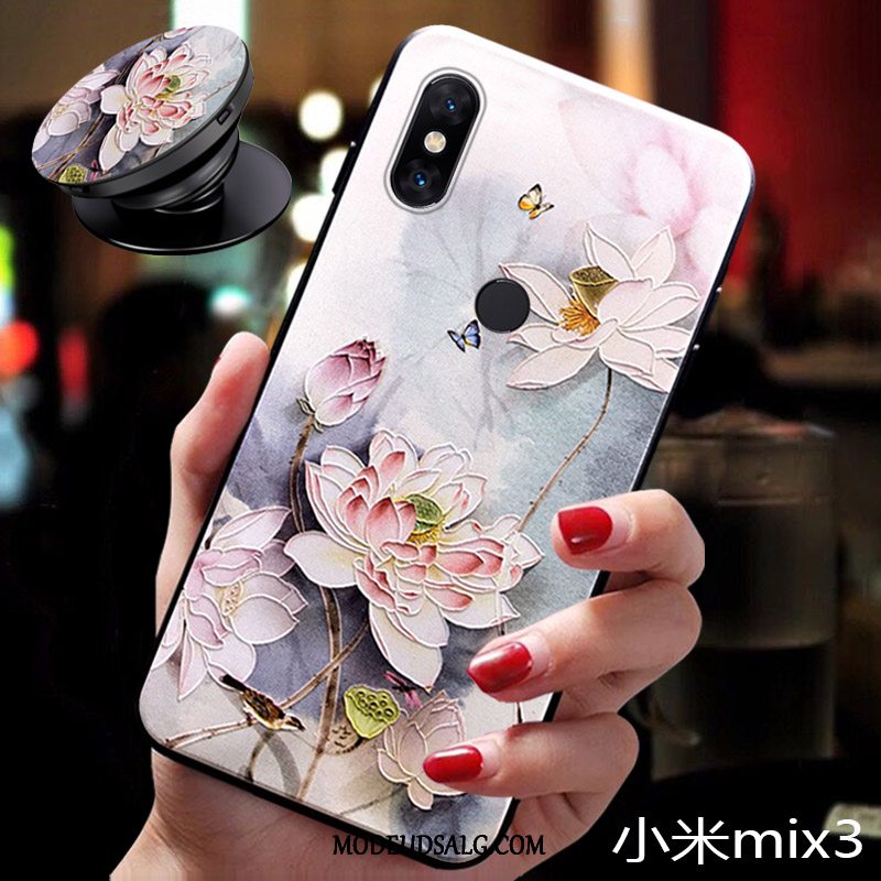 Xiaomi Mi Mix 3 Etui / Cover Lyserød Beskyttelse Af Personlighed Blomster