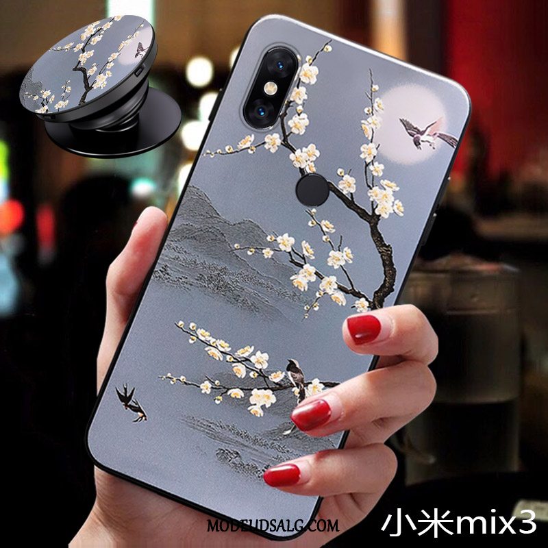 Xiaomi Mi Mix 3 Etui / Cover Net Red Kinesisk Stil Anti-fald Silikone Blød