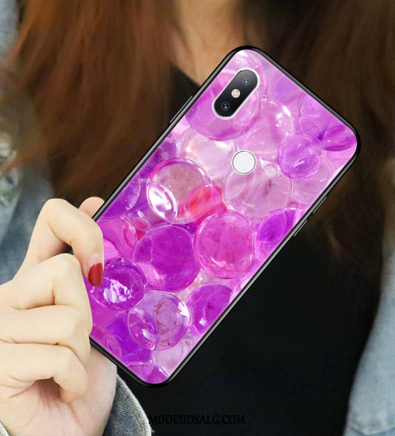 Xiaomi Mi Mix 3 Etui / Cover Ungdom Kunst Glas Krystal Lilla