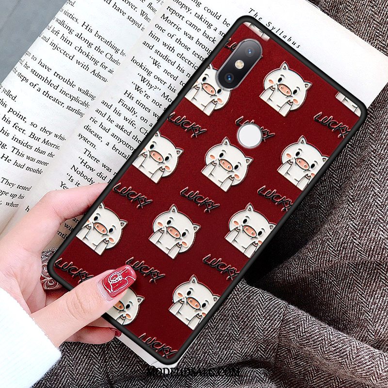 Xiaomi Mi Mix 3 Etui Lille Sektion Rød Cover Alt Inklusive Net Red