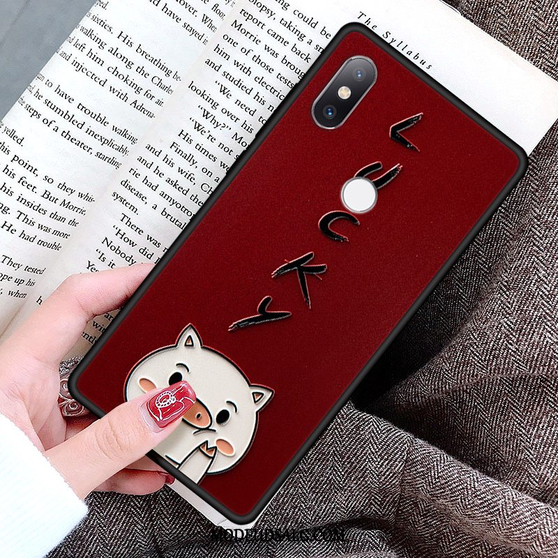 Xiaomi Mi Mix 3 Etui Lille Sektion Rød Cover Alt Inklusive Net Red