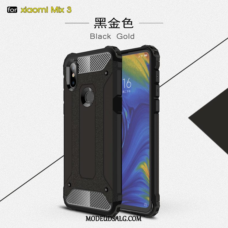 Xiaomi Mi Mix 3 Etui Silikone Hård Nubuck Alt Inklusive Beskyttelse