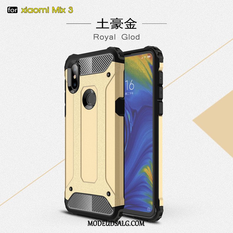 Xiaomi Mi Mix 3 Etui Silikone Hård Nubuck Alt Inklusive Beskyttelse