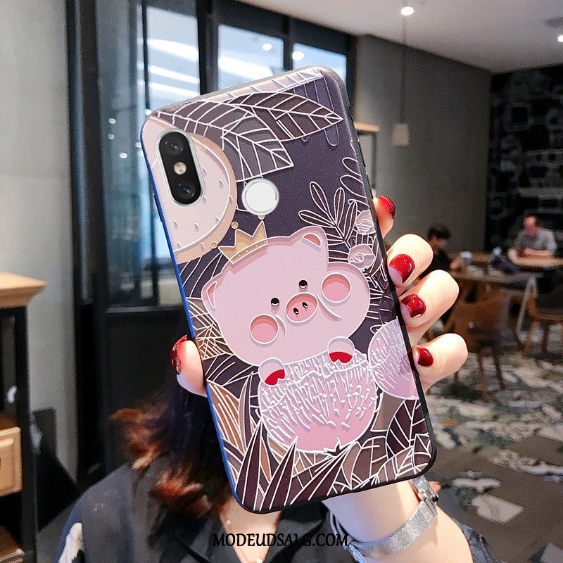 Xiaomi Mi Mix 3 Etui Tredimensionale Cover Relief Cartoon Lille Sektion