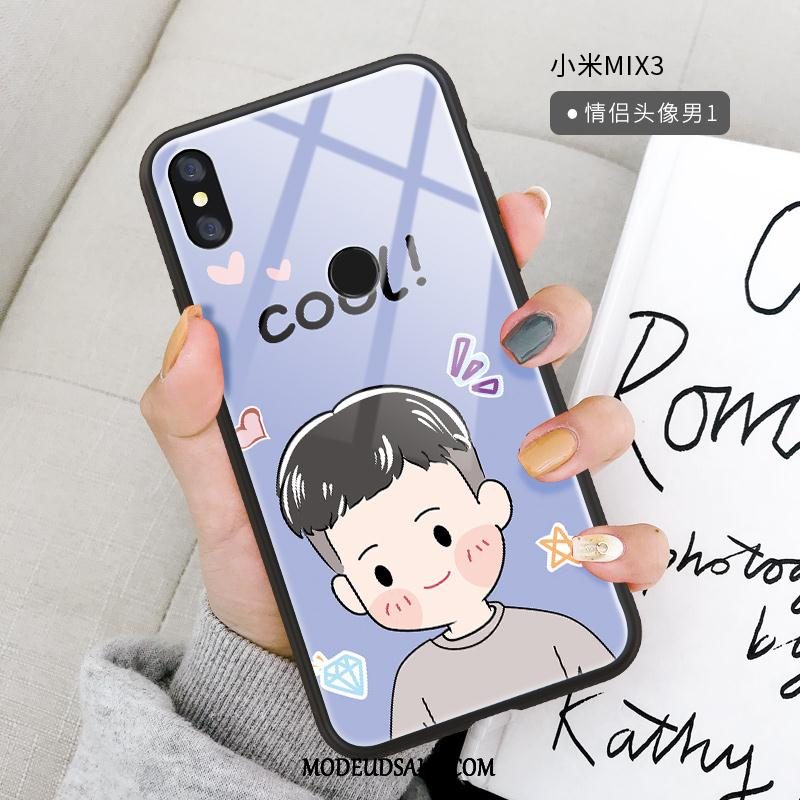 Xiaomi Mi Mix 3 Etui Trendy Spejl Lille Sektion Anti-fald Cartoon