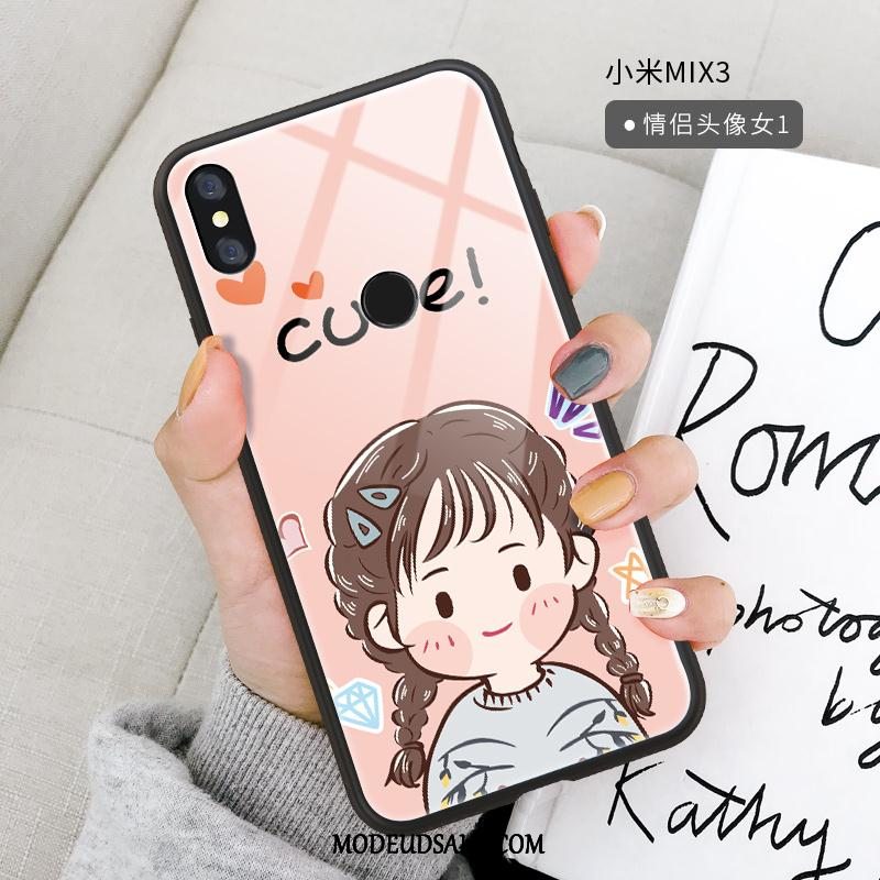 Xiaomi Mi Mix 3 Etui Trendy Spejl Lille Sektion Anti-fald Cartoon