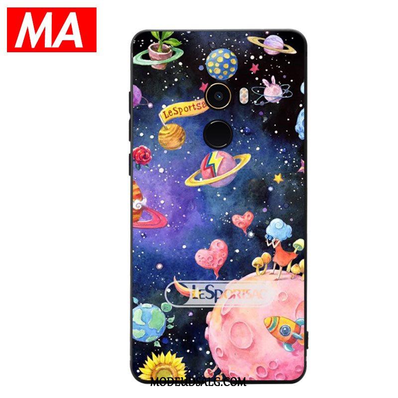 Xiaomi Mi Mix Etui / Cover Abstrakt Silikone Planet Lilla Kreativ