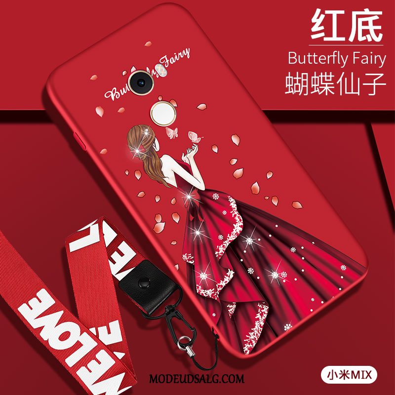 Xiaomi Mi Mix Etui Cover Anti-fald Kreativ Rød Blød