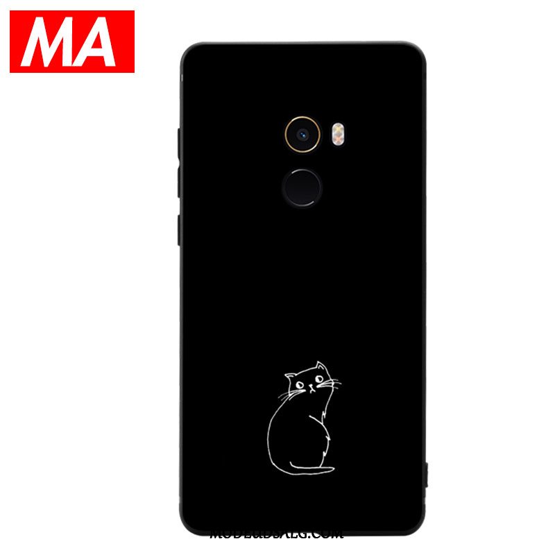 Xiaomi Mi Mix Etui Cover Silikone Sort Dyr Kreativ