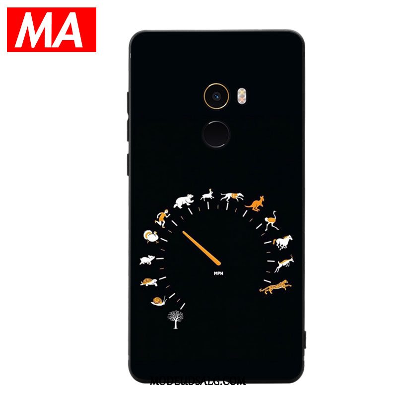 Xiaomi Mi Mix Etui Cover Silikone Sort Dyr Kreativ