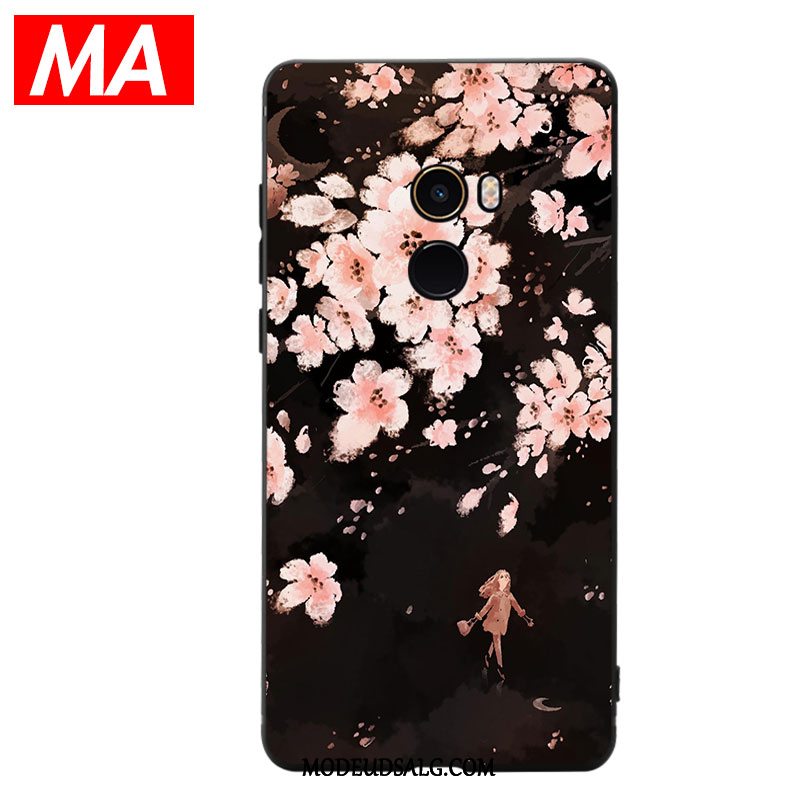 Xiaomi Mi Mix Etui Kat Lyserød Smukke Silikone Cherry