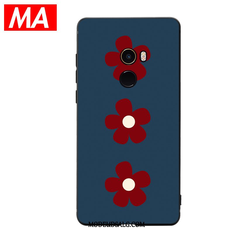 Xiaomi Mi Mix Etui Rød Beskyttelse Blomster Blød Grøn