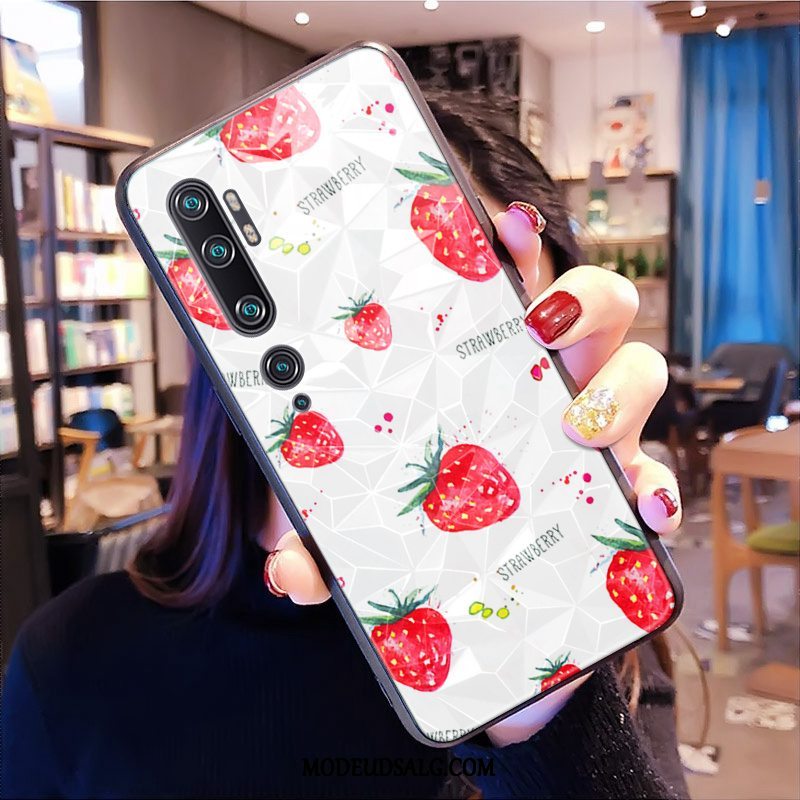 Xiaomi Mi Note 10 Etui / Cover Alt Inklusive Cartoon Rombe Lyserød Lille Sektion