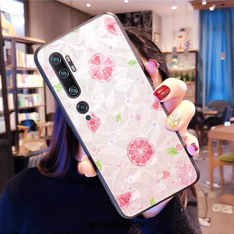 Xiaomi Mi Note 10 Etui / Cover Alt Inklusive Cartoon Rombe Lyserød Lille Sektion