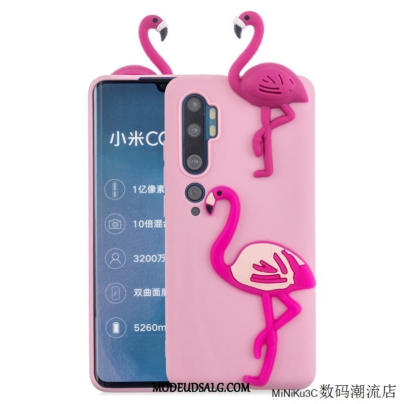 Xiaomi Mi Note 10 Etui / Cover Smuk Lyserød Silikone Lille Sektion Blød